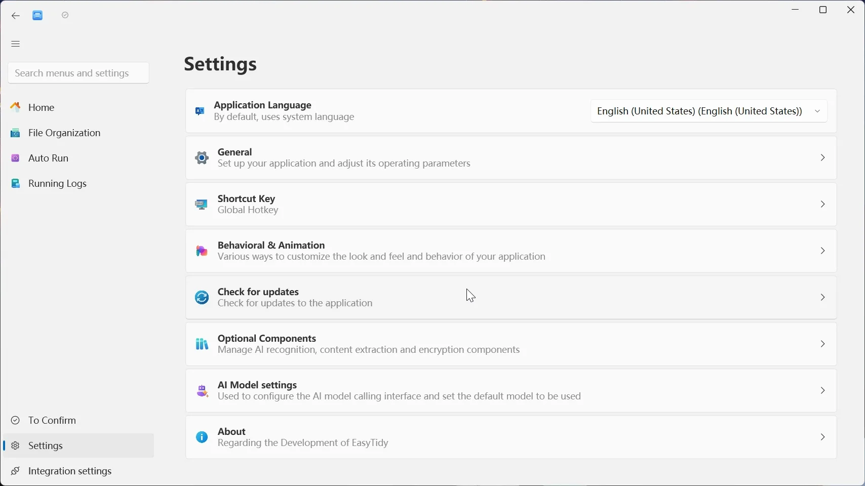 Switching to portable configuration mode in General Settings
