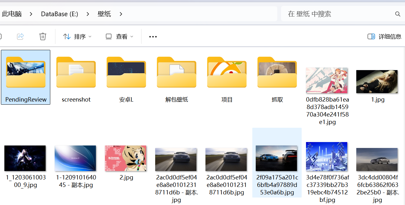 待确认文件的 PendingReview 暂存目录